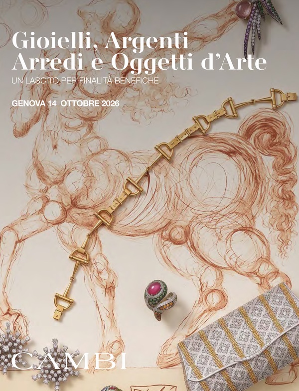 Gioielli, Argenti, Arredi e Oggetti D'arte. un Lascito per Finalità Benefiche