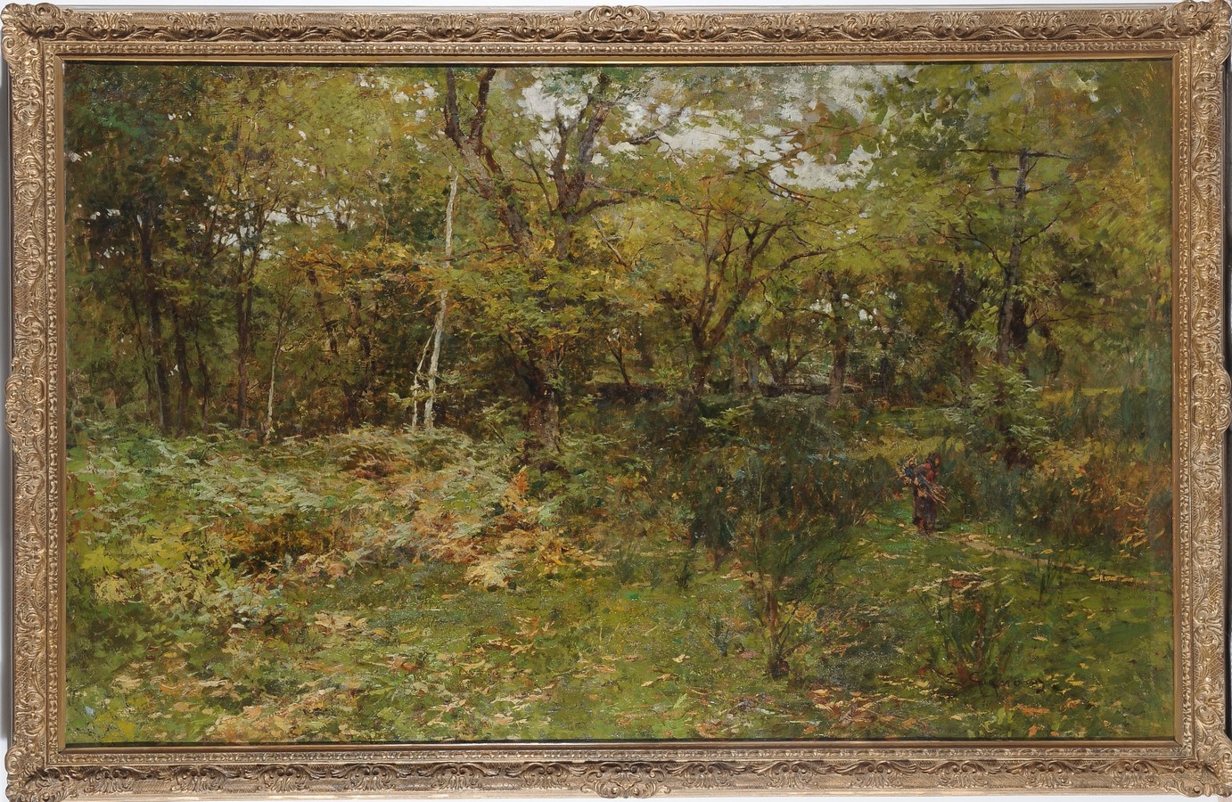 Eugenio Gignous (1850-1906), A legna nel bosco
