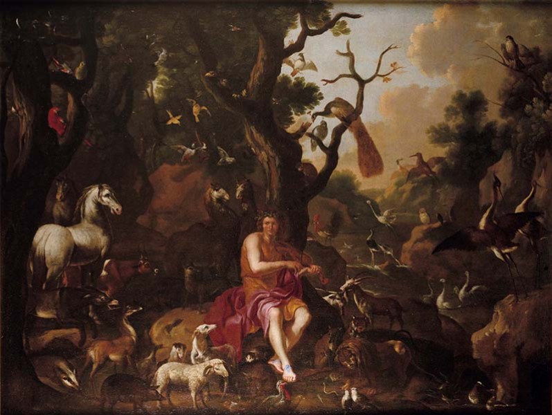 Sinibaldo Scorza (Voltaggio 1589 - Genova 1631), Orfeo e gli animali