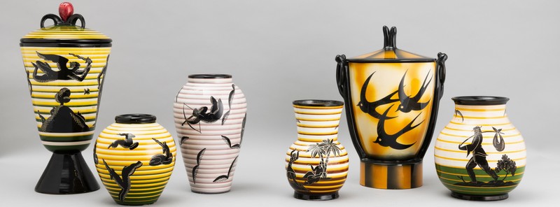 European decorative arts and Italian ceramics of the 20th century