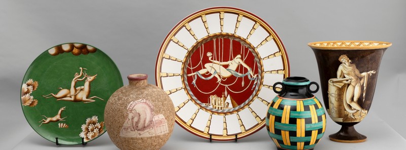 European decorative arts and Italian ceramics of the 20th century